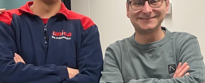 Jeffrey & Rick bij Unica Fire Safety